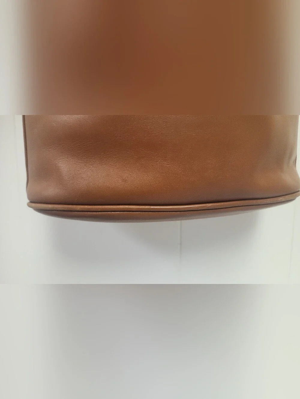 Vintage 1994 Coach Classic Brown Leather Saddle Bag AMAZING 32 YO PURSE
